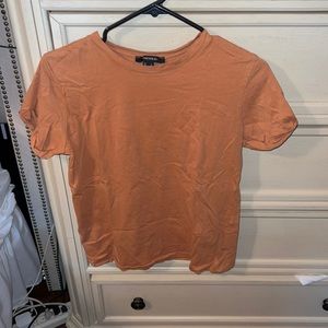 Brown short sleeve shirt